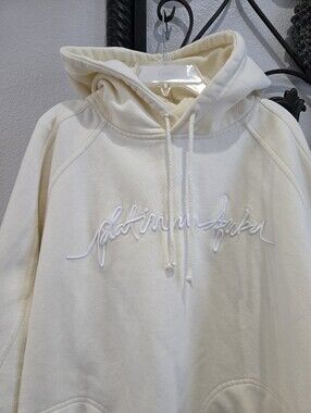 Vintage Y2k Butter Yellow Platinum Fubu Hoodie